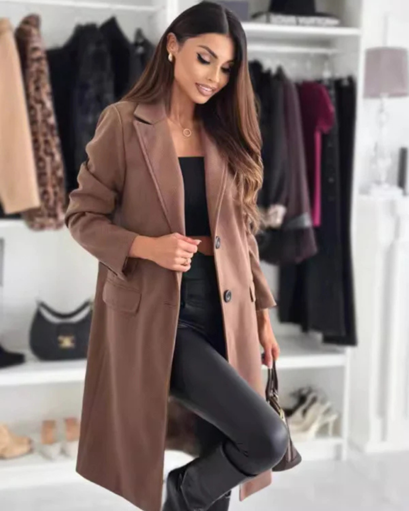 Beatrice | Elegant Long Coat