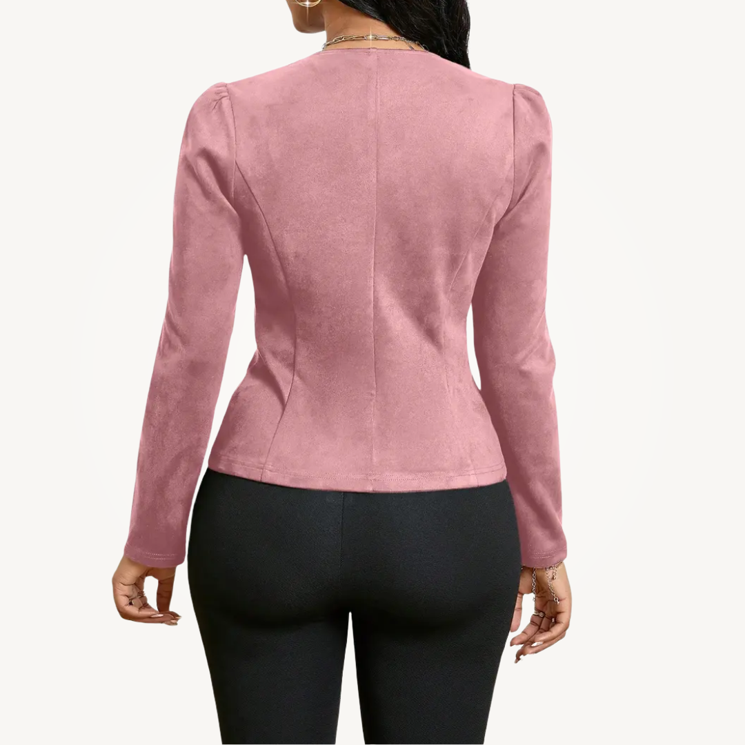 CAMILLE™ – Fitted Double-Breasted Blazer Jacket