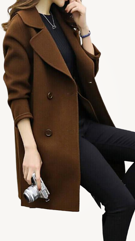 CELINA™ - Long Trench Coat