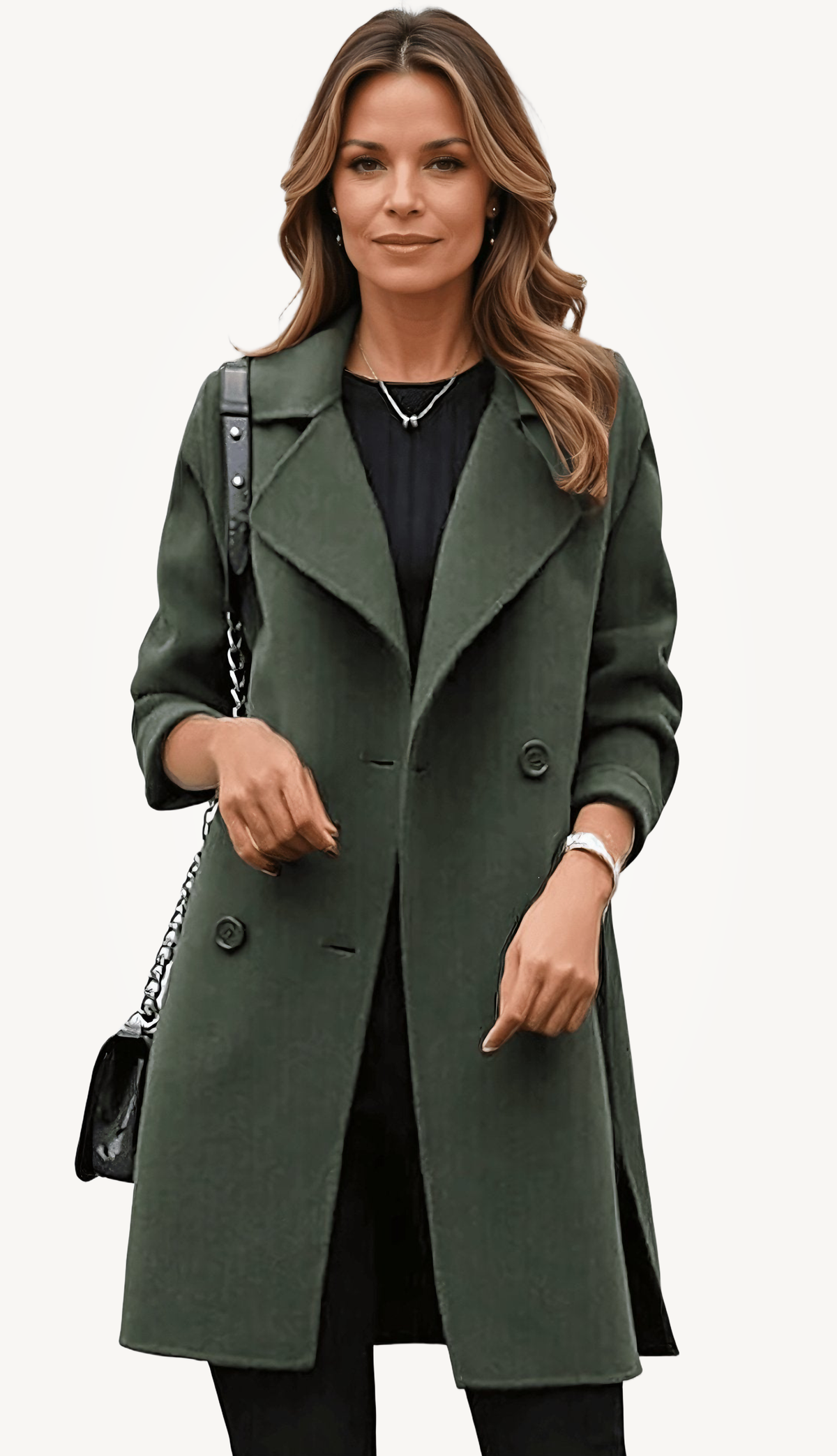 CELINA™ - Long Trench Coat