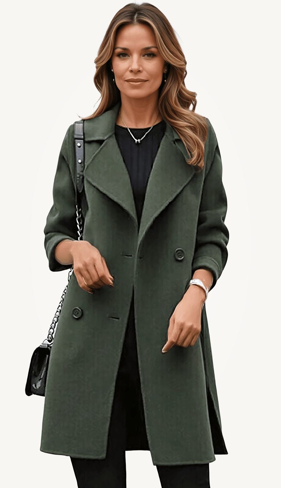 CELINA™ - Long Trench Coat