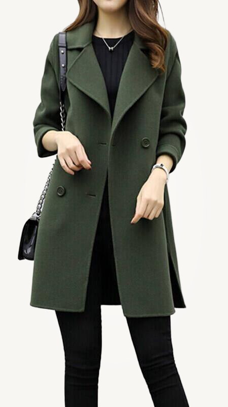 CELINA™ - Long Trench Coat