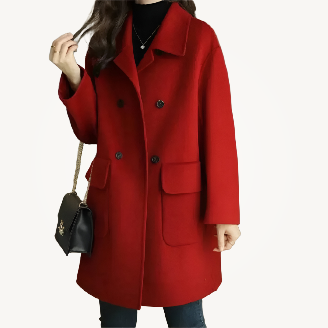 Cecilia | Classic Double-Breasted Coat