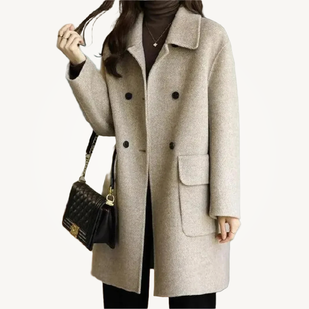 Cecilia | Classic Double-Breasted Coat