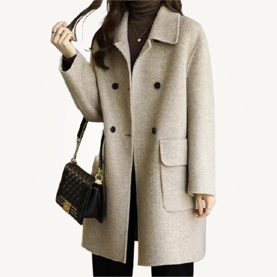 Cecilia | Classic Double-Breasted Coat