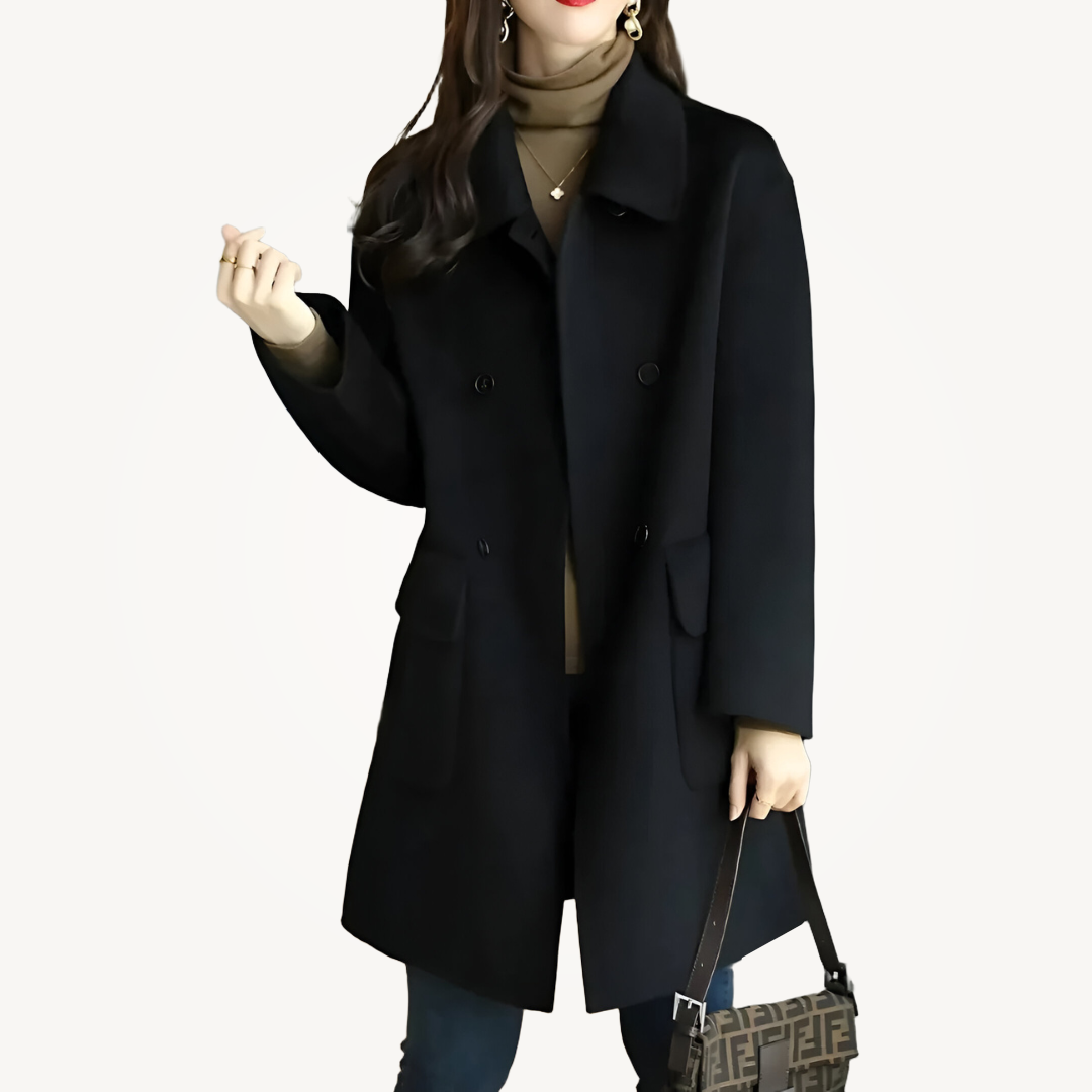Cecilia | Classic Double-Breasted Coat