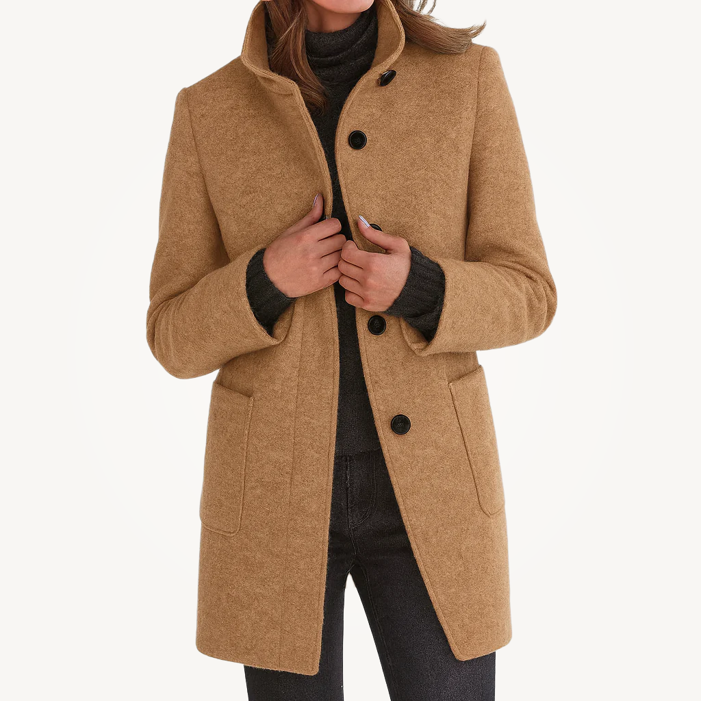 Rosemary | Classic Everyday Button Coat