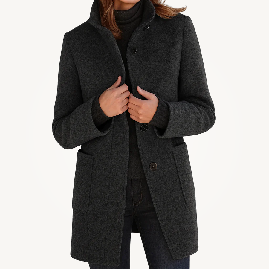 Rosemary | Classic Everyday Button Coat