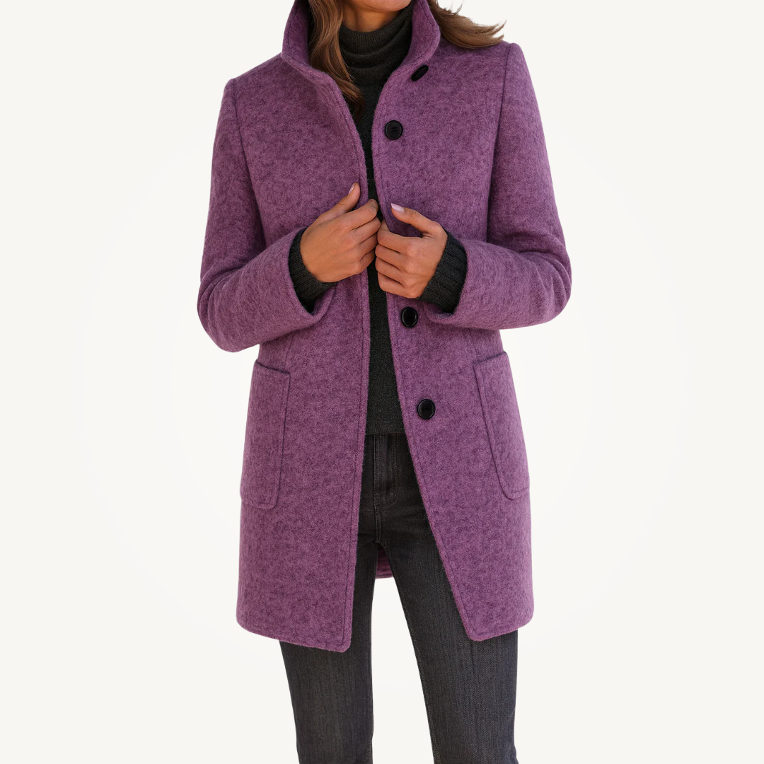 Rosemary | Classic Everyday Button Coat