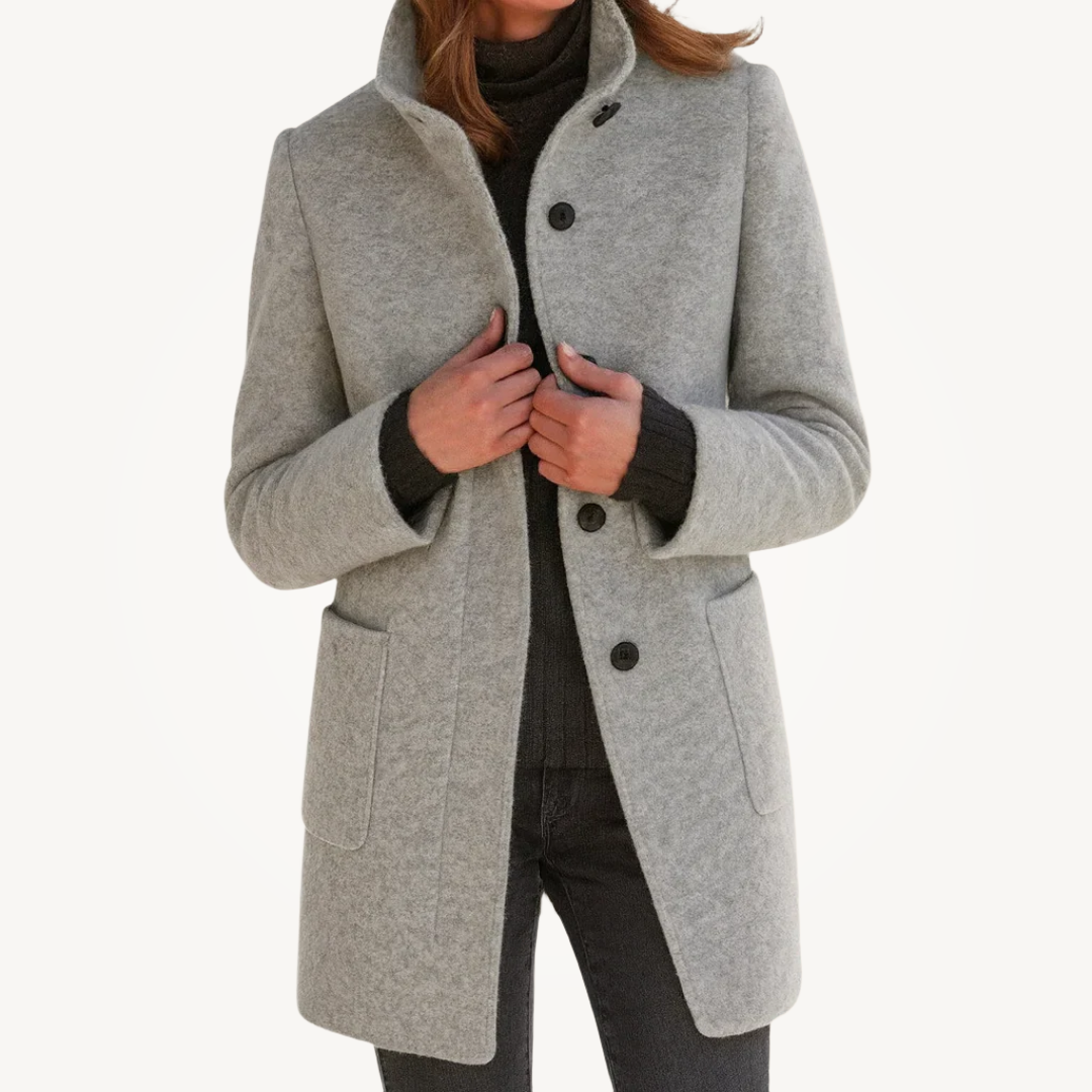 Rosemary | Classic Everyday Button Coat