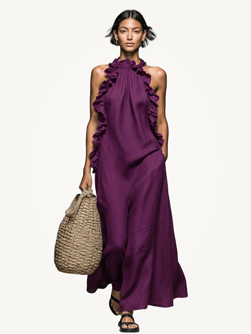 Raven | Maxi Dress with Pockets