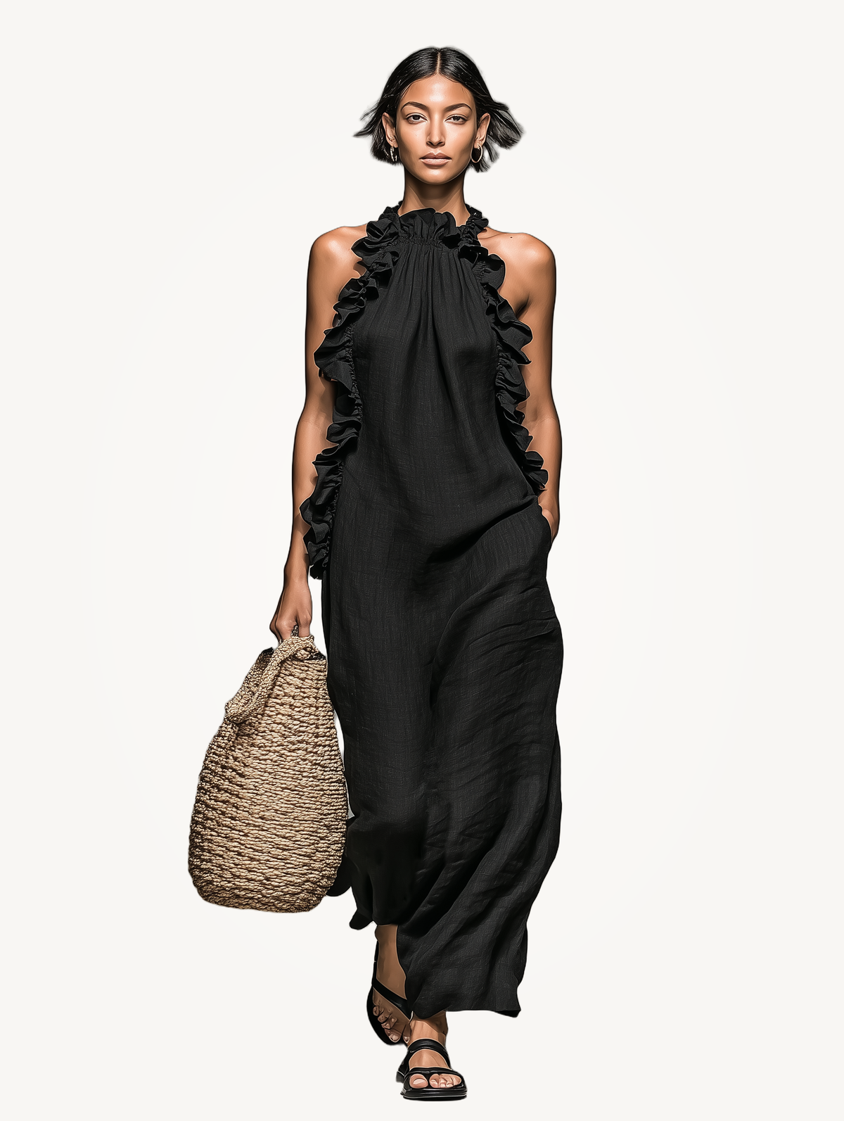 Raven | Maxi Dress with Pockets
