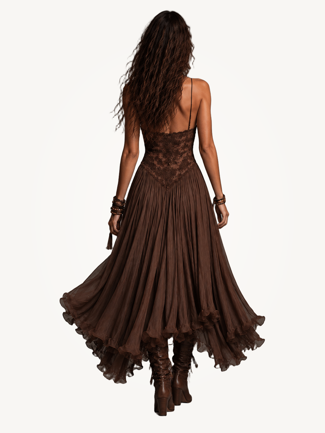 Ophelia | Lace Corset Maxi Dress for Women