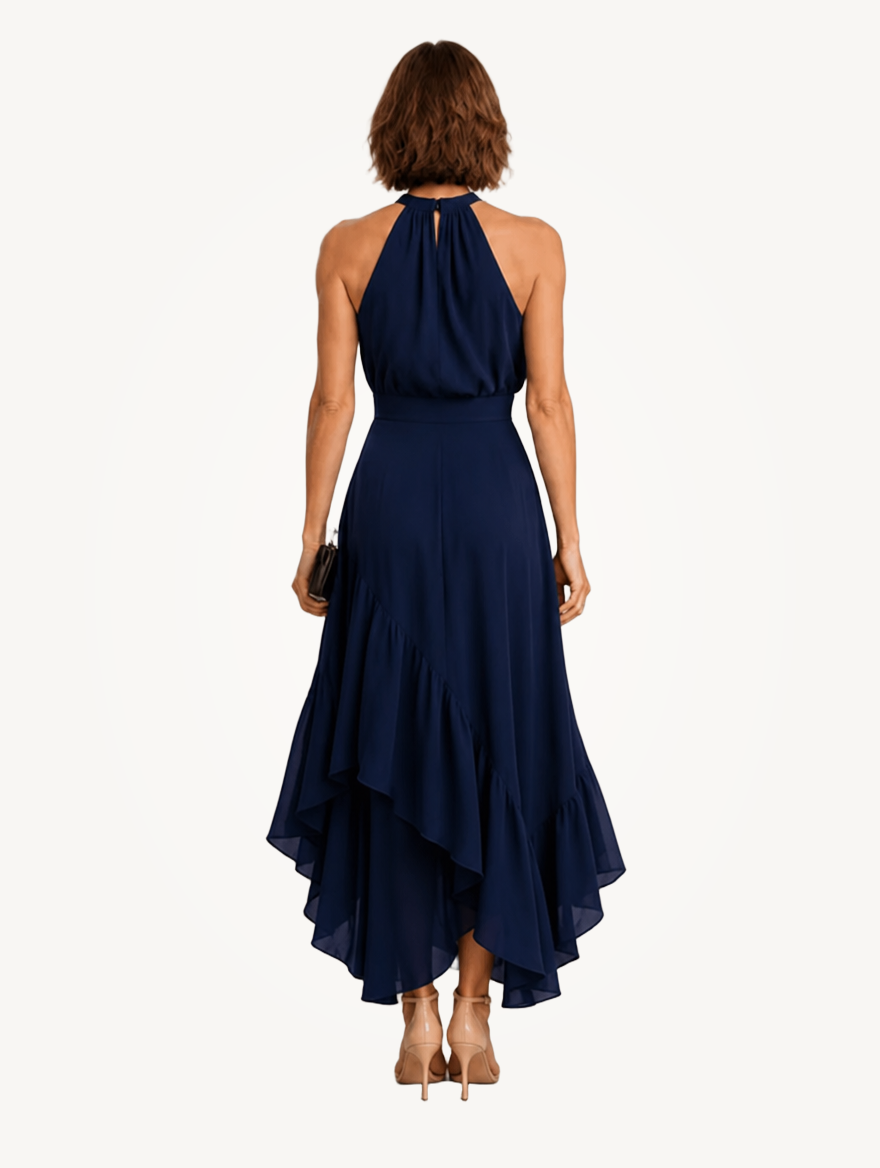 Liliana | Halter Ruffle Hem