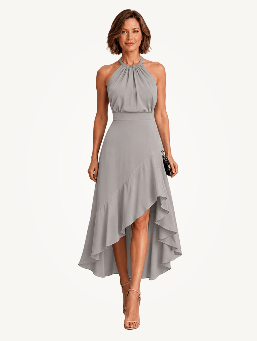 Liliana | Halter Ruffle Hem